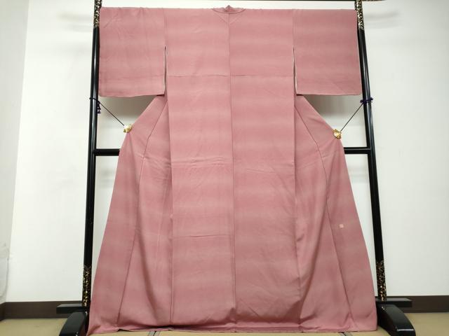 平和屋着物●伝統工芸師　服部光擴　江戸小紋　大小霰　ロング丈　正絹　逸品　未使用　DABI2681ud
