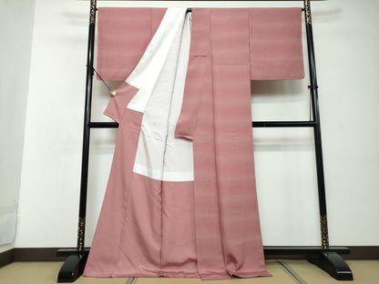 平和屋着物●伝統工芸師　服部光擴　江戸小紋　大小霰　ロング丈　正絹　逸品　未使用　DABI2681ud