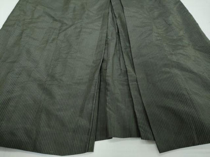 平和屋着物●男性　馬乗り袴　縞　正絹　逸品　DABI2687ud