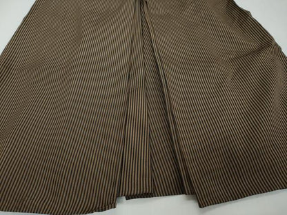 平和屋着物●男性　馬乗り袴　縞　正絹　逸品　DABI2688ud