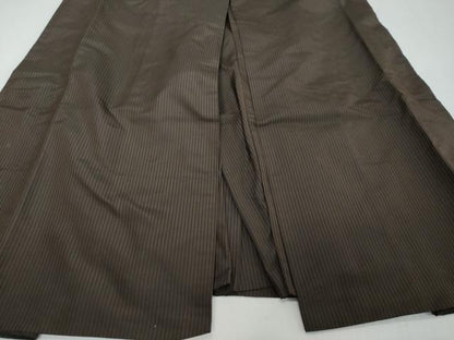 平和屋着物●男性　馬乗り袴　縞　正絹　逸品　DABI2689ud