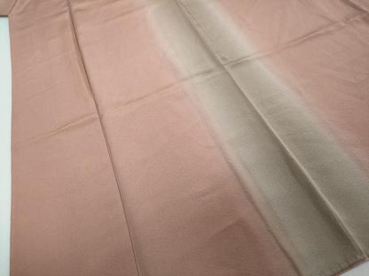 平和屋着物●上質な小紋　霞文　暈し染め　正絹　逸品　DABI2694ud