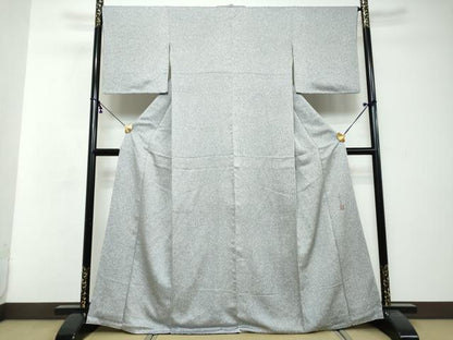 平和屋着物●上質な小紋　作家物　霞文　正絹　逸品　DABI2696ud