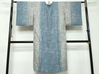 平和屋着物●長襦袢　無双仕立て　墨流し霞文　暈し染め　正絹　逸品　DABI2701ud