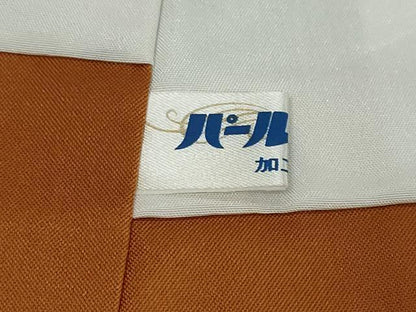 平和屋着物●結城紬　100亀甲　霞間道　正絹　逸品　DABI2707ud