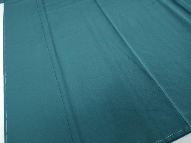 平和屋着物●上質な色無地　作家物　納戸色　正絹　逸品　未使用　DABI2717ud