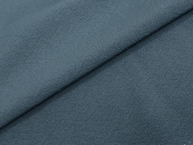 平和屋着物●上質な色無地　紺色　正絹　逸品　DABI2718ud