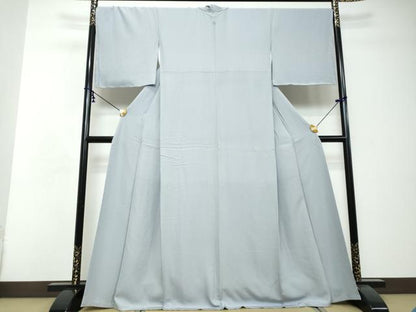 平和屋着物●上質な色無地　藤鼠色　正絹　逸品　未使用　DABI2724ud