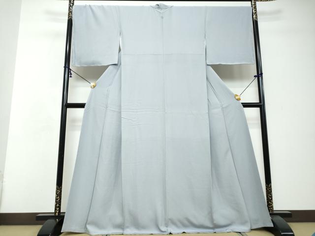 平和屋着物●上質な色無地　藤鼠色　正絹　逸品　未使用　DABI2724ud