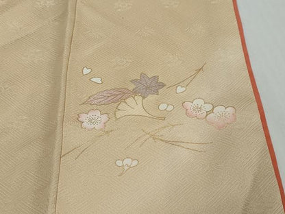 平和屋着物●訪問着　花籠文　暈し染め　金彩　やまと誂製　正絹　逸品　DABI2726ud
