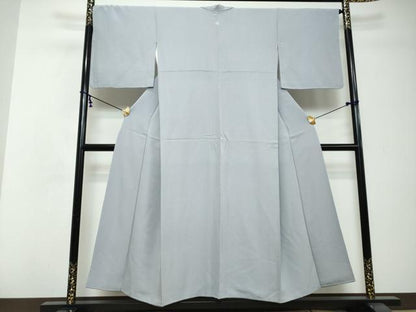 平和屋着物●上質な色無地　藤色　正絹　逸品　DABI2727ud