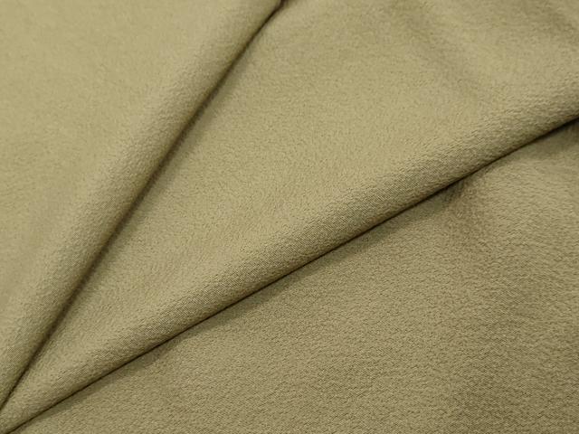 平和屋着物●上質な色無地　岩井茶色　正絹　逸品　DABI2731ud