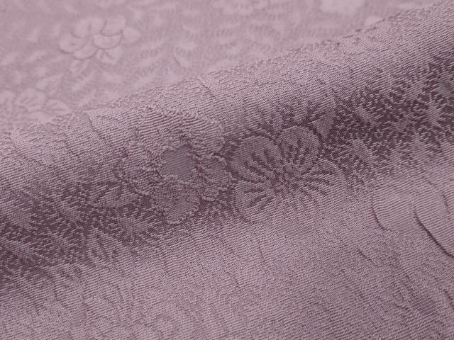 平和屋着物●上質な色無地　辻が花地紋　浅紫色　正絹　逸品　DABI2732ud