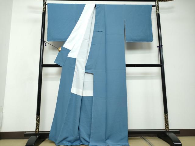 平和屋着物●上質な色無地　薄花色　正絹　逸品　未使用　DABI2738ud