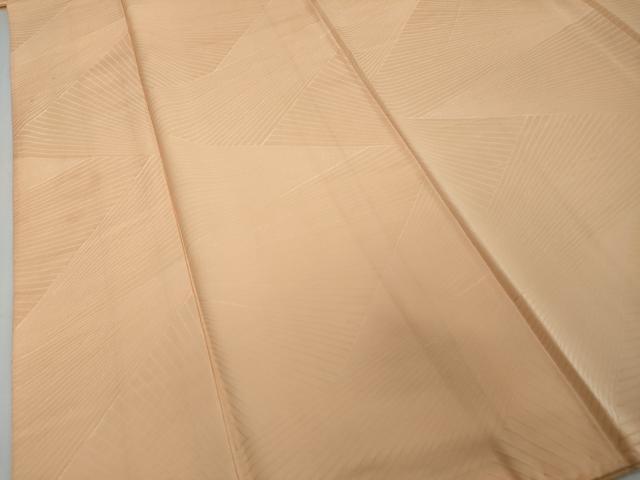 平和屋着物●上質な色無地　切嵌地紋　肉色　正絹　逸品　DABI2757ud