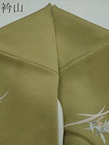 平和屋着物●上質な小紋　友禅　草花文　正絹　逸品　DABI2759ud