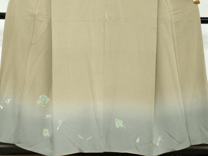 平和屋着物●訪問着　友禅　成物　暈し染め　正絹　逸品　DABI2771ud
