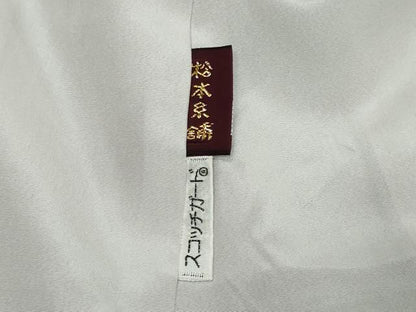 平和屋着物●訪問着　楽器草花文　暈し染め　金彩　正絹　逸品　DABI2779ud