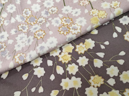 平和屋着物●訪問着　作家物　駒刺繍　枝花文　暈し染め　金彩　さが美扱い　正絹　逸品　DABI2782ud