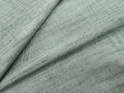 平和屋着物●上質な紬　湊鼠色　正絹　逸品　DABI2792ud