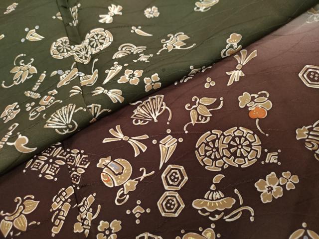 平和屋着物●訪問着　宝尽くし文　暈し染め　金彩　正絹　逸品　DABI2816ud