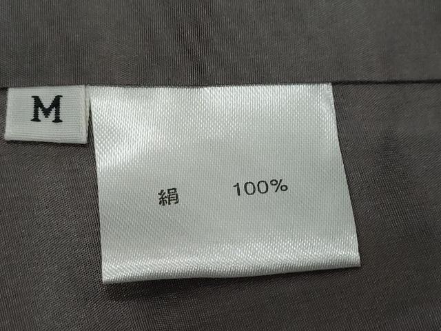 平和屋着物●訪問着　紬地　刺し子　総刺繍　乱菊　カラー胴裏：鉛色　正絹　逸品　DABI2835ud