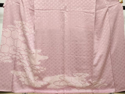 平和屋着物●訪問着　総絞り　エ霞文　正絹　逸品　未使用　DABI2839ud