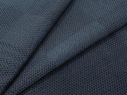 平和屋着物●本塩沢　110亀甲　変わり格子文　正絹　逸品　未使用　DABI2845ud