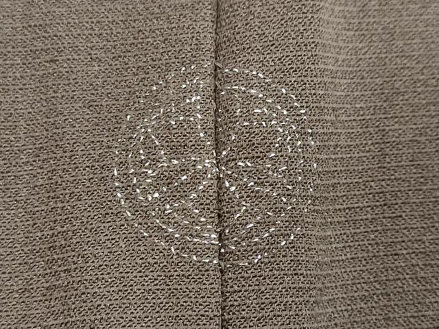 平和屋着物●訪問着　刺繍　誰が袖花蝶文　金彩　正絹　逸品　DABI2863ud