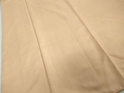 平和屋着物●上質な紬　雄黄色　正絹　逸品　DABI2873ud