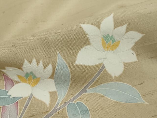 平和屋着物○本加賀友禅作家 成竹登茂男 訪問着 白山紬