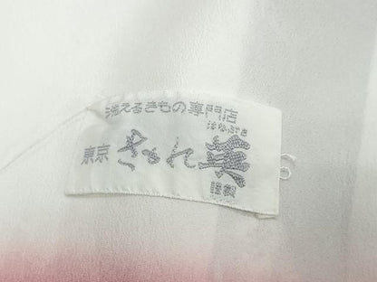 平和屋着物●洗える最高級着物　＜英＞はなぶさ謹製　小紋　麻の葉文様　洗える着物　DABI2881ud