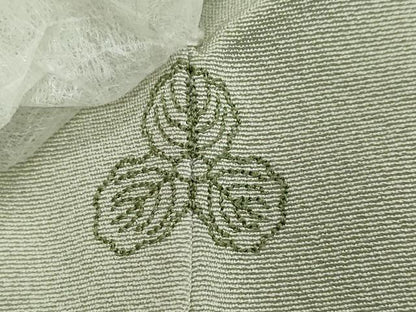 平和屋着物●豪華色留袖　作家物　総刺繍　洋花文　暈し染め　金糸　正絹　逸品　未使用　DABI2889ud