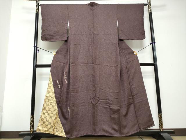 平和屋着物●色留訪問着　刺繍　短冊吉祥文　金彩　正絹　逸品　未使用　DABI2903ud