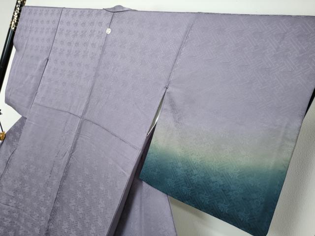 平和屋着物●訪問着　霞文　暈し染め　正絹　逸品　DABI2905ud