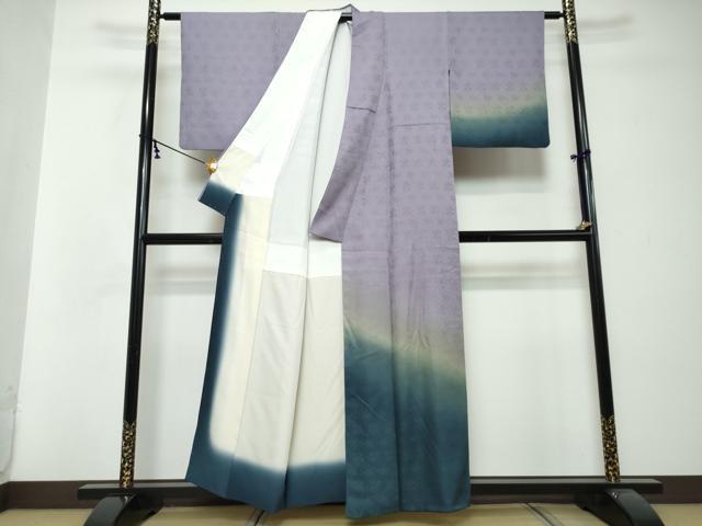 平和屋着物●訪問着　霞文　暈し染め　正絹　逸品　DABI2905ud