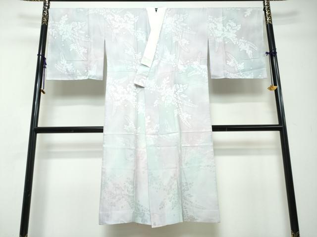 平和屋着物●長襦袢　無双仕立て　辻が花地紋　暈し染め　やまと誂製　正絹　逸品　DABI2914ud
