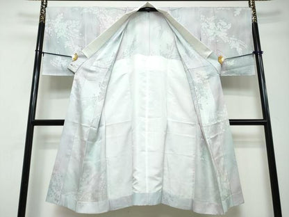 平和屋着物●長襦袢　無双仕立て　辻が花地紋　暈し染め　やまと誂製　正絹　逸品　DABI2914ud