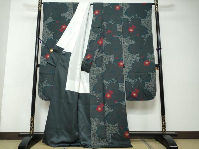 平和屋着物●豪華振袖　舞桜文　金彩　正絹　逸品　DABI2916ud