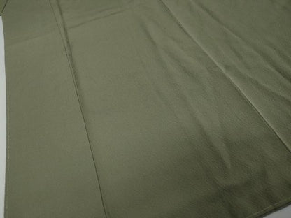 平和屋着物●ファッションデザイナー 花井幸子　色無地　岩井茶色　正絹　逸品　未使用　DABI2926ud