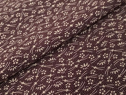 平和屋着物●江戸小紋　作家物　敷松葉草花文　洗える着物　DABI2927ud