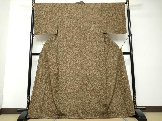 平和屋着物●北原勝　江戸小紋　成物　正絹　逸品　未使用　DABI2931ud
