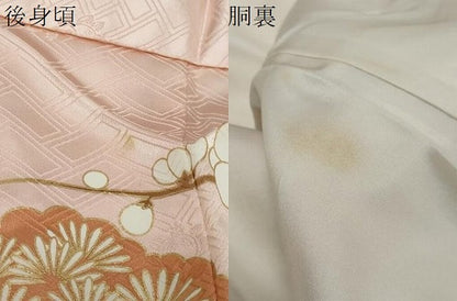 平和屋着物●豪華振袖　駒刺繍　草花文　金彩　正絹　逸品　DABI2934ud