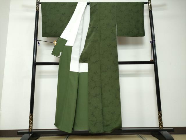 平和屋着物●重要無形文化財　人間国宝　中村勇二郎　江戸小紋　名物裂花尽くし　正絹　逸品　DABI2939ud
