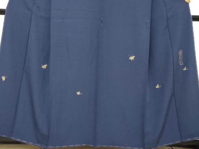 平和屋着物●世界的人形師　辻村寿三郎　ジュサブロー　訪問着　舞蝶文　金彩　正絹　逸品　未使用　DABI2940ud