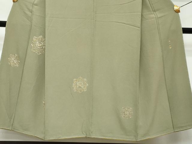 平和屋着物●豪華色留袖　総刺繍　洋花文　金銀糸　正絹　逸品　未使用　DABI2952ud