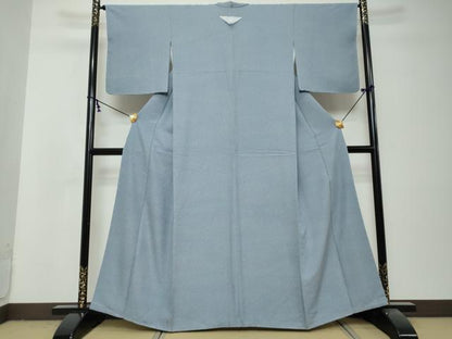 平和屋着物●上質な小紋　霞文　正絹　逸品　未使用　DABI2957ud