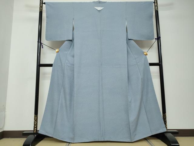 平和屋着物●上質な小紋　霞文　正絹　逸品　未使用　DABI2957ud