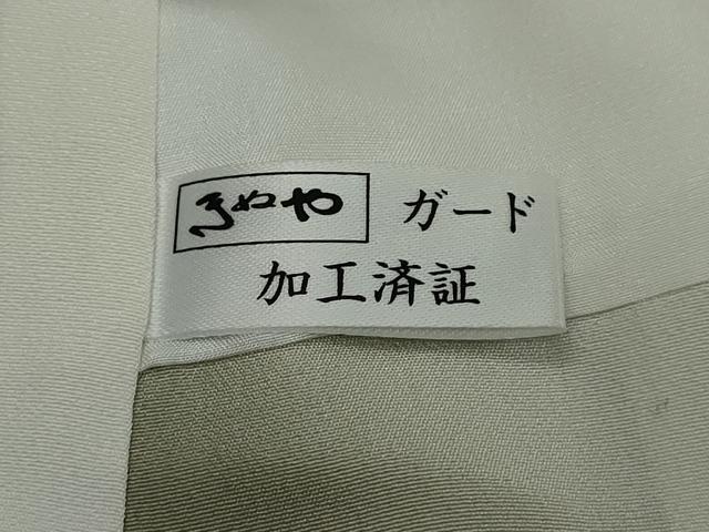平和屋着物●上質な小紋　箔散らし草花文　正絹　逸品　DABI2960ud