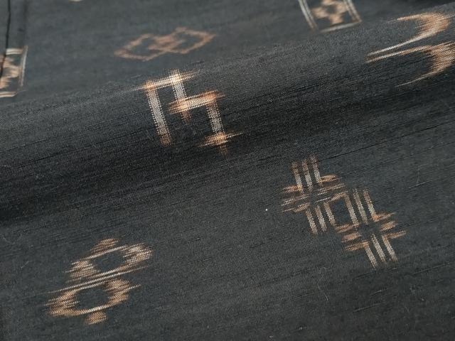 平和屋着物●久留米絣　袷　綿　逸品　未使用　DABI2964ud